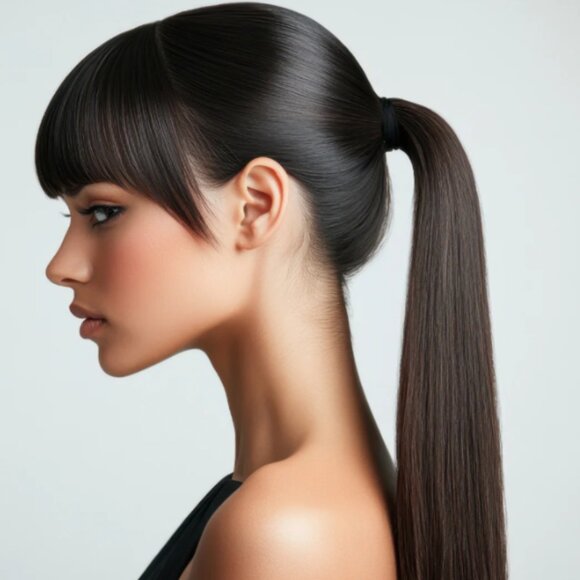 Uniqueology Satin Silk Hair Ties for All Hair Types (Black, Pink, Gold) - Picture 4 of 12